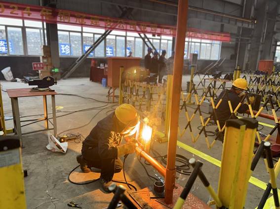 公司舉辦電焊工、電工技術(shù)比武