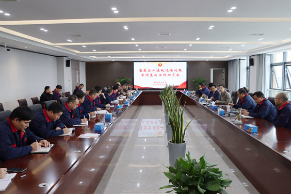 公司召開省屬企業(yè)違規(guī)吃喝問題專項整治工作動員會 公司召開省屬企業(yè)違規(guī)吃喝問題專項整治工作動員會